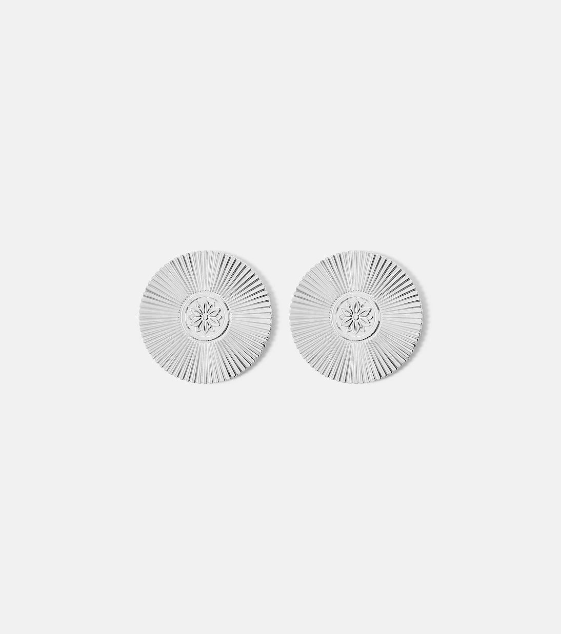 Christofle - Malmaison set of 2 silver-plated coasters