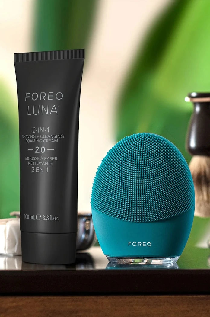 FOREO LUNA™ 2’si 1 Arada Tıraş + Temizleme Köpüren Krem 100 ml Erkekler İçin