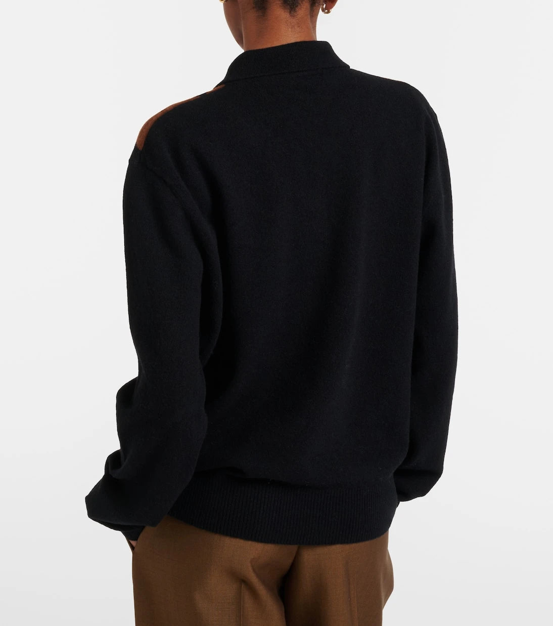 Róhe - Argyle wool polo sweater
