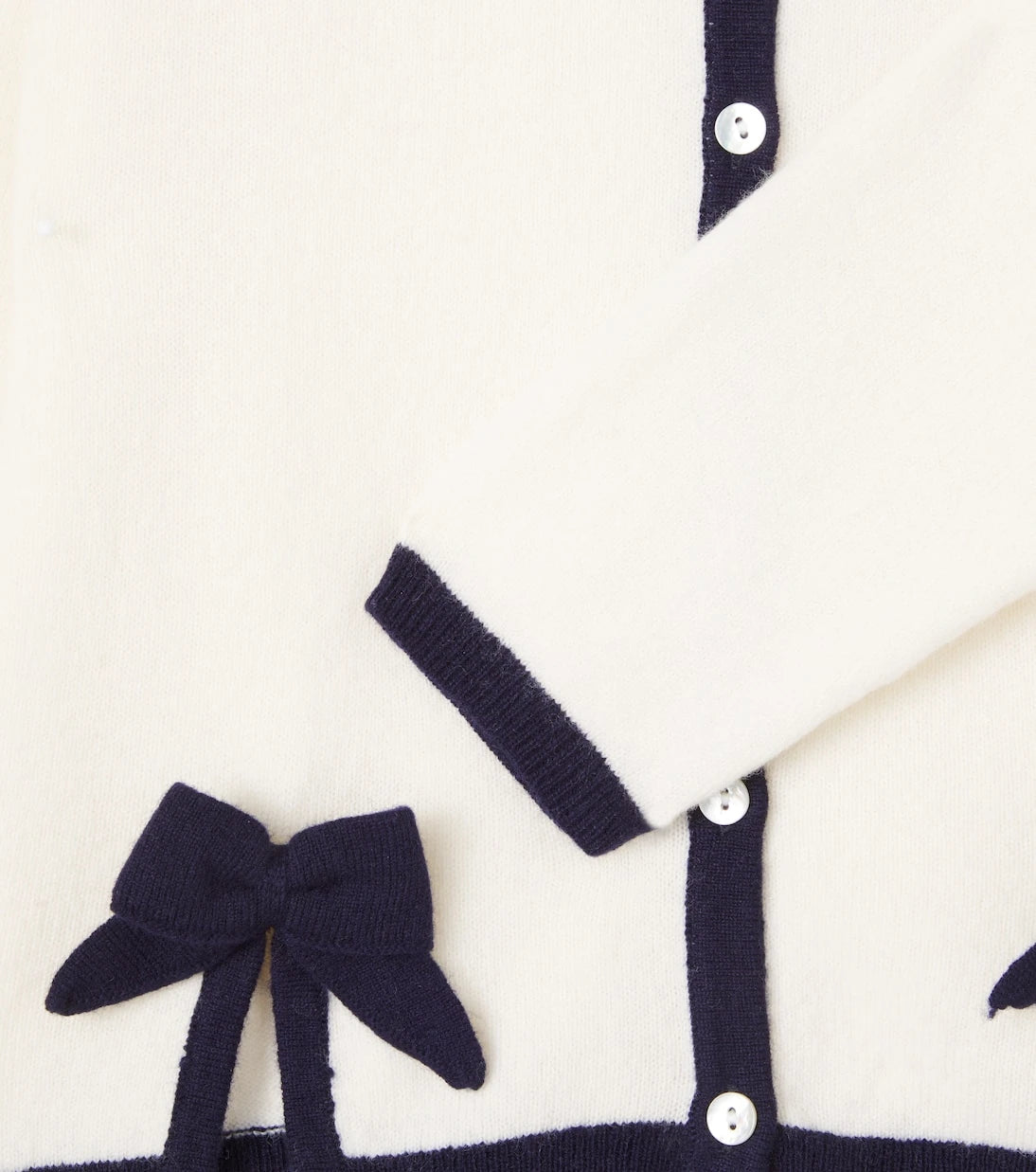 Konges Sløjd - Alette bow-detail wool cardigan