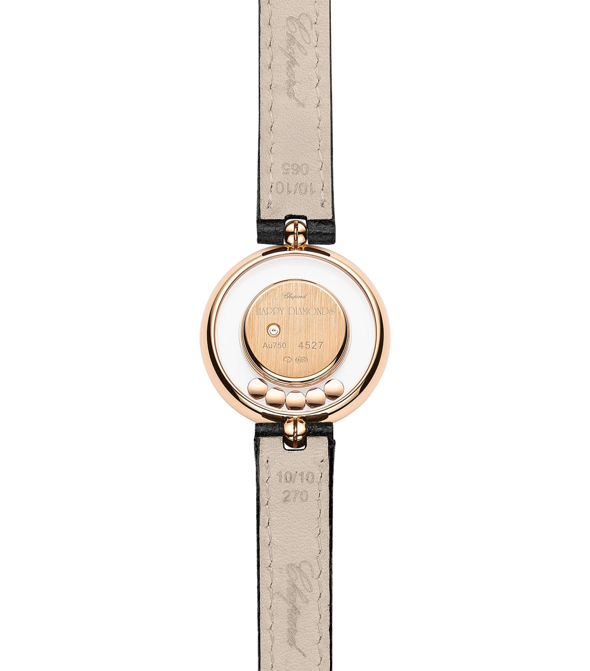 Rose Gold and Diamond Happy Diamonds Watch 26mm