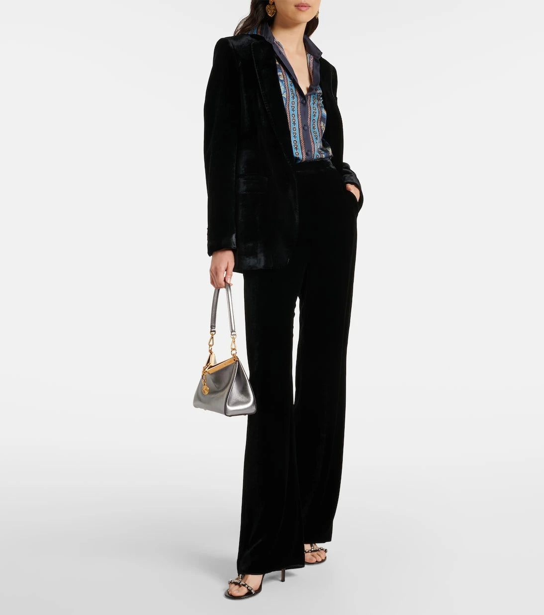 Etro - Velvet straight pants