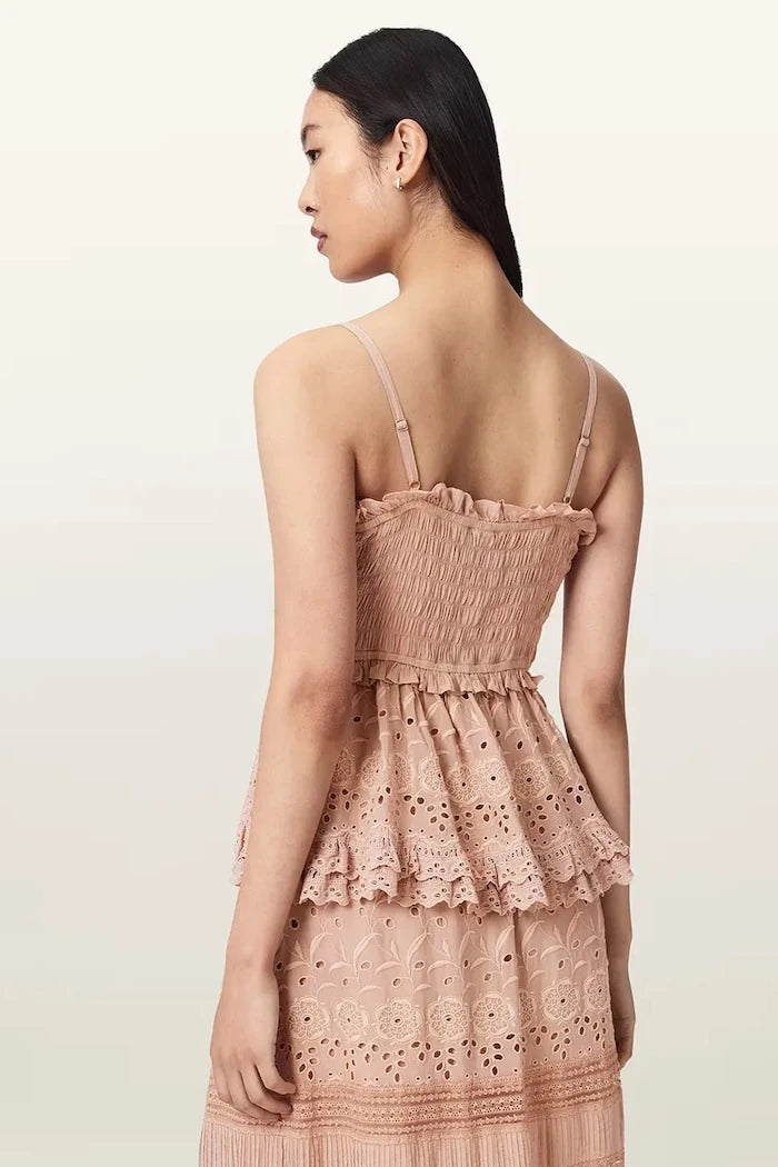 AllSaints топ дамски с вискоза CAMILLE