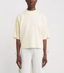 Max Mara White Virgin Wool Funnel-Neck Sweater