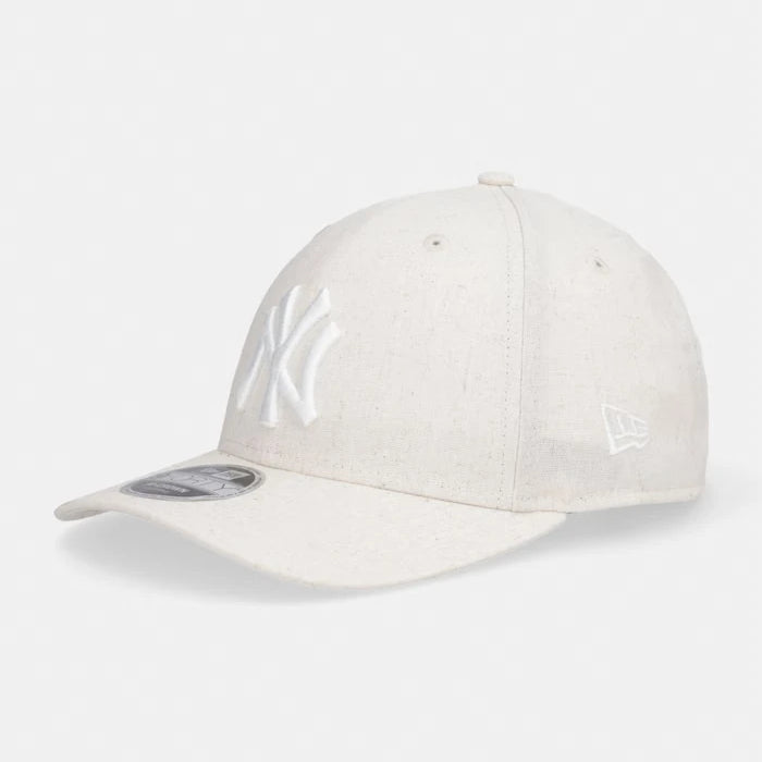 New Era ketenli beyzbol şapkası LINEN 940 MC NYY