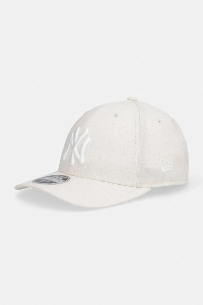 New Era ketenli beyzbol şapkası LINEN 940 MC NYY