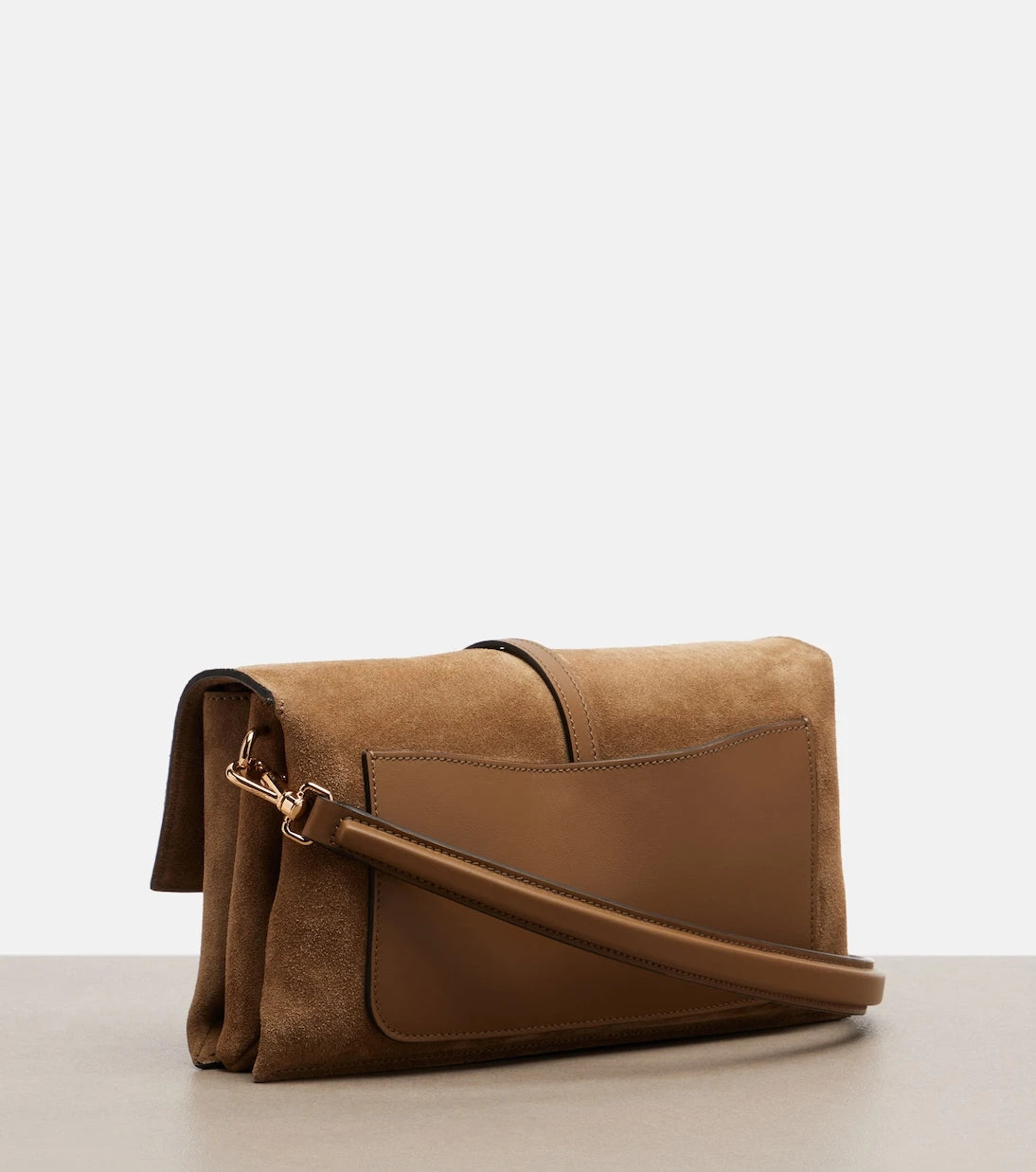 Tod's - T Timeless Small suede shoulder bag