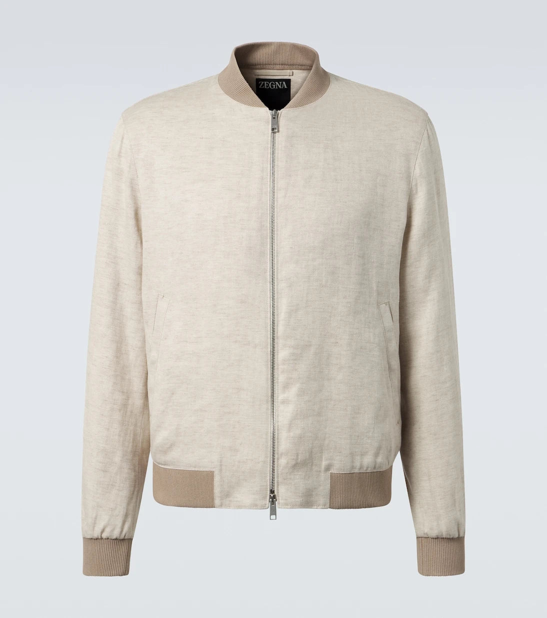 Zegna - Linen bomber jacket