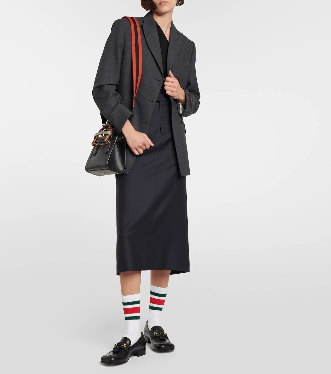 Gucci - جوارب قطنية بنمط Interlocking G