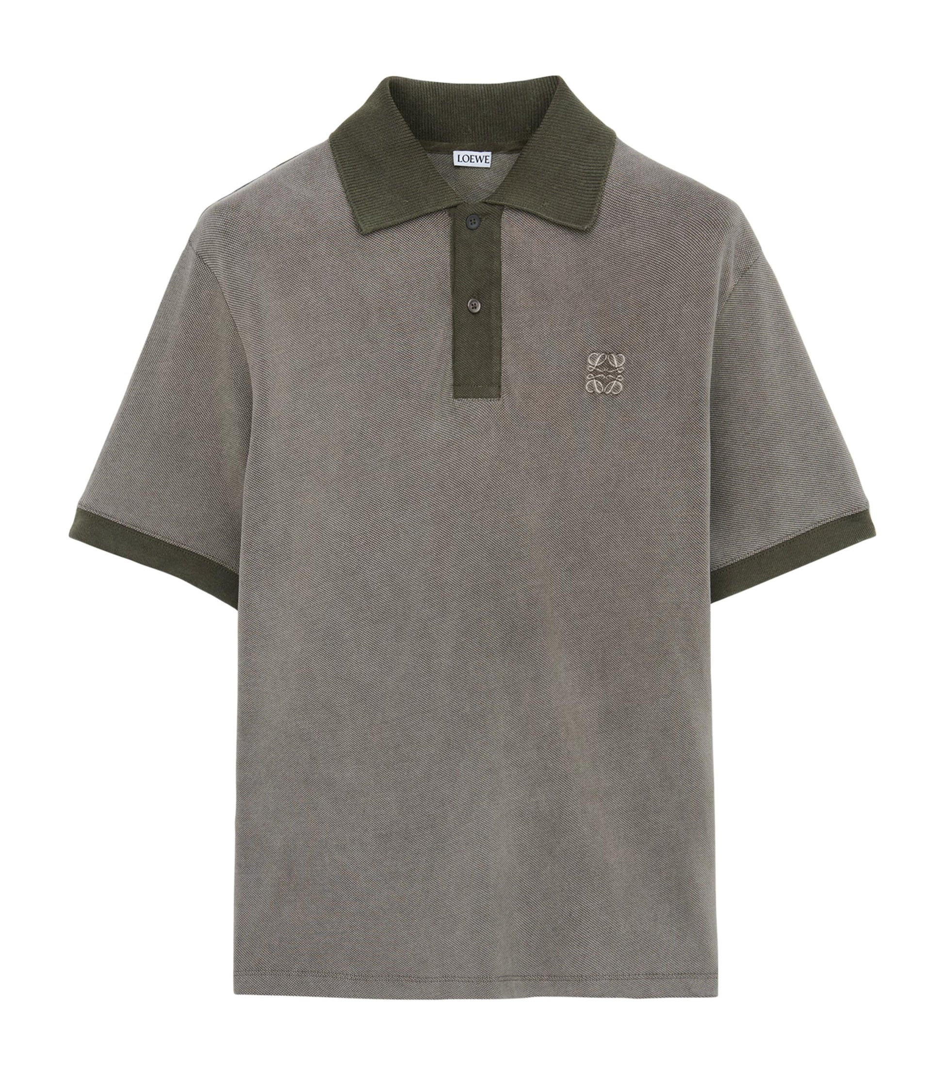 Cotton Anagram Polo Shirt