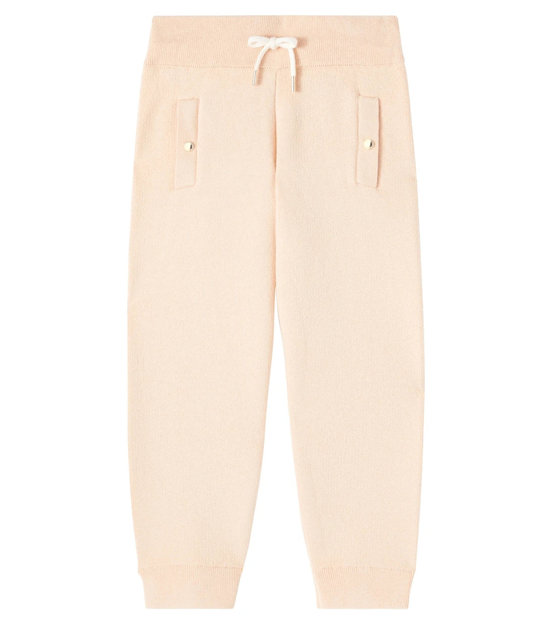 Chloé Kids - بنطال رياضي من القطن والصوف بشعار العلامة