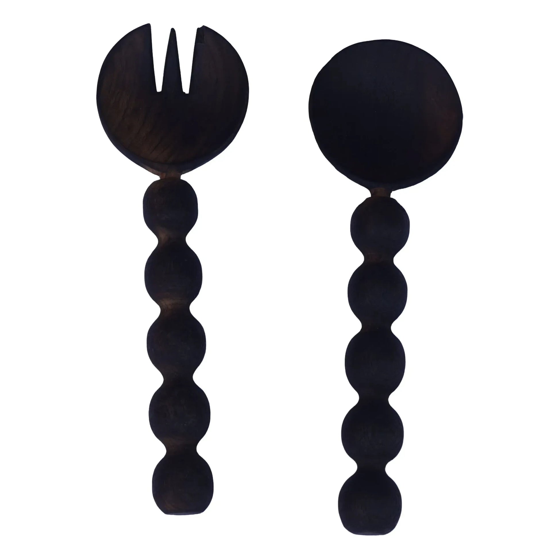 Woodmata - Teak wood salad servers | Teak