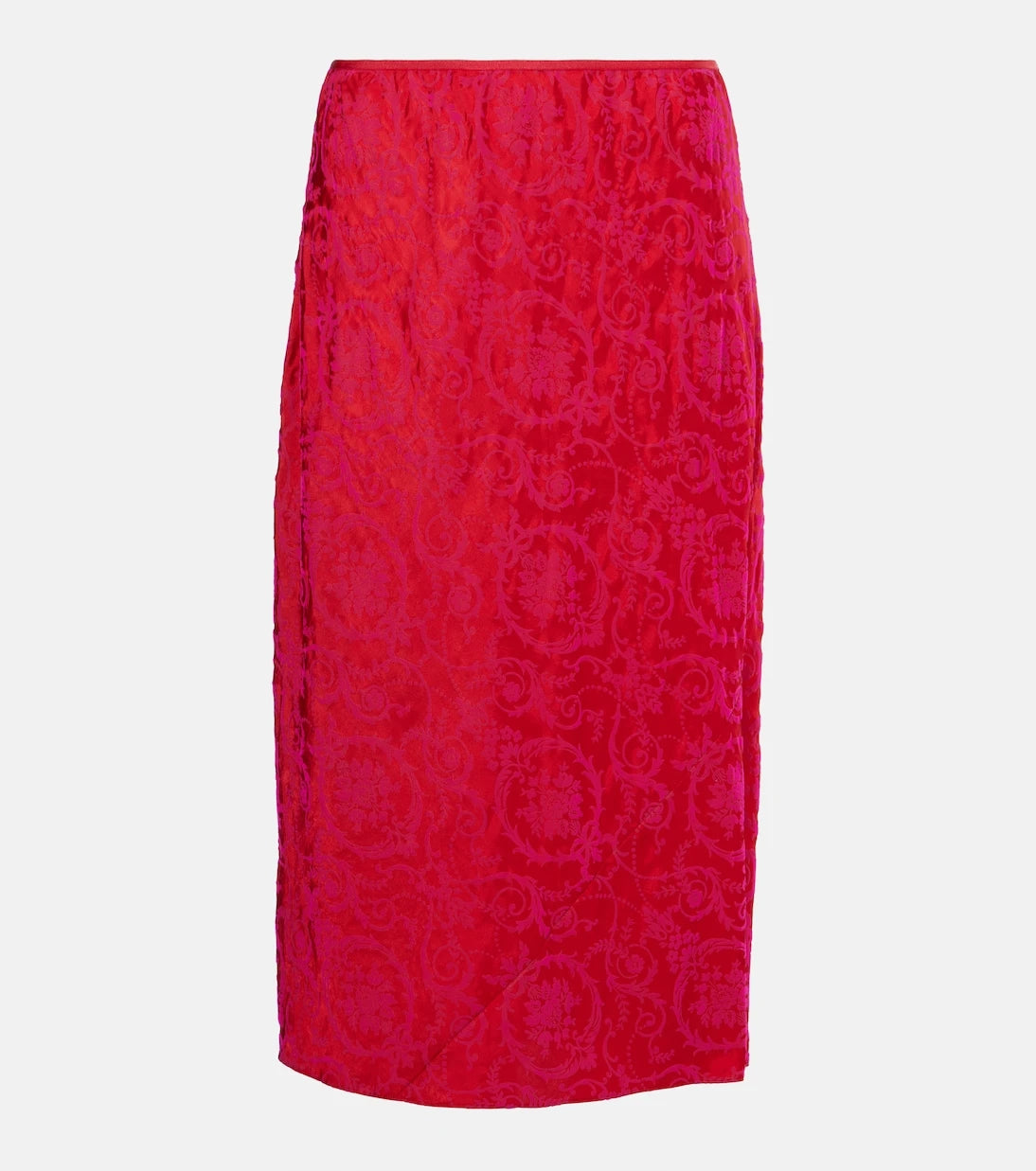 Dries Van Noten - Printed pencil skirt