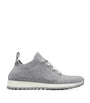 Jimmy Choo Grey Embellished Veles Sneakers