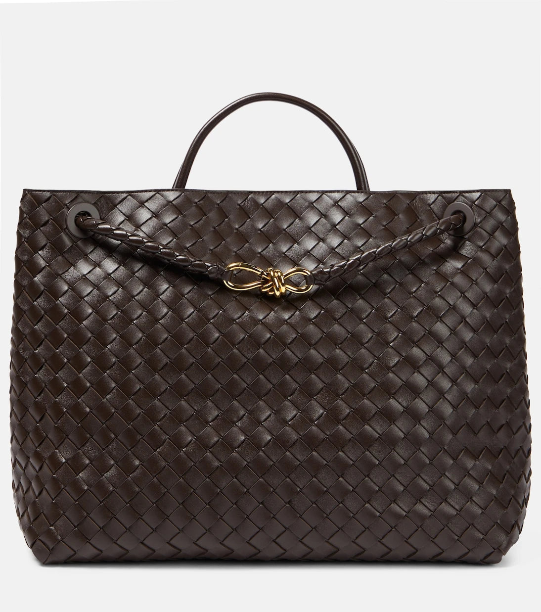 Bottega Veneta - حقيبة أنديامو الكبيرة من الجلد