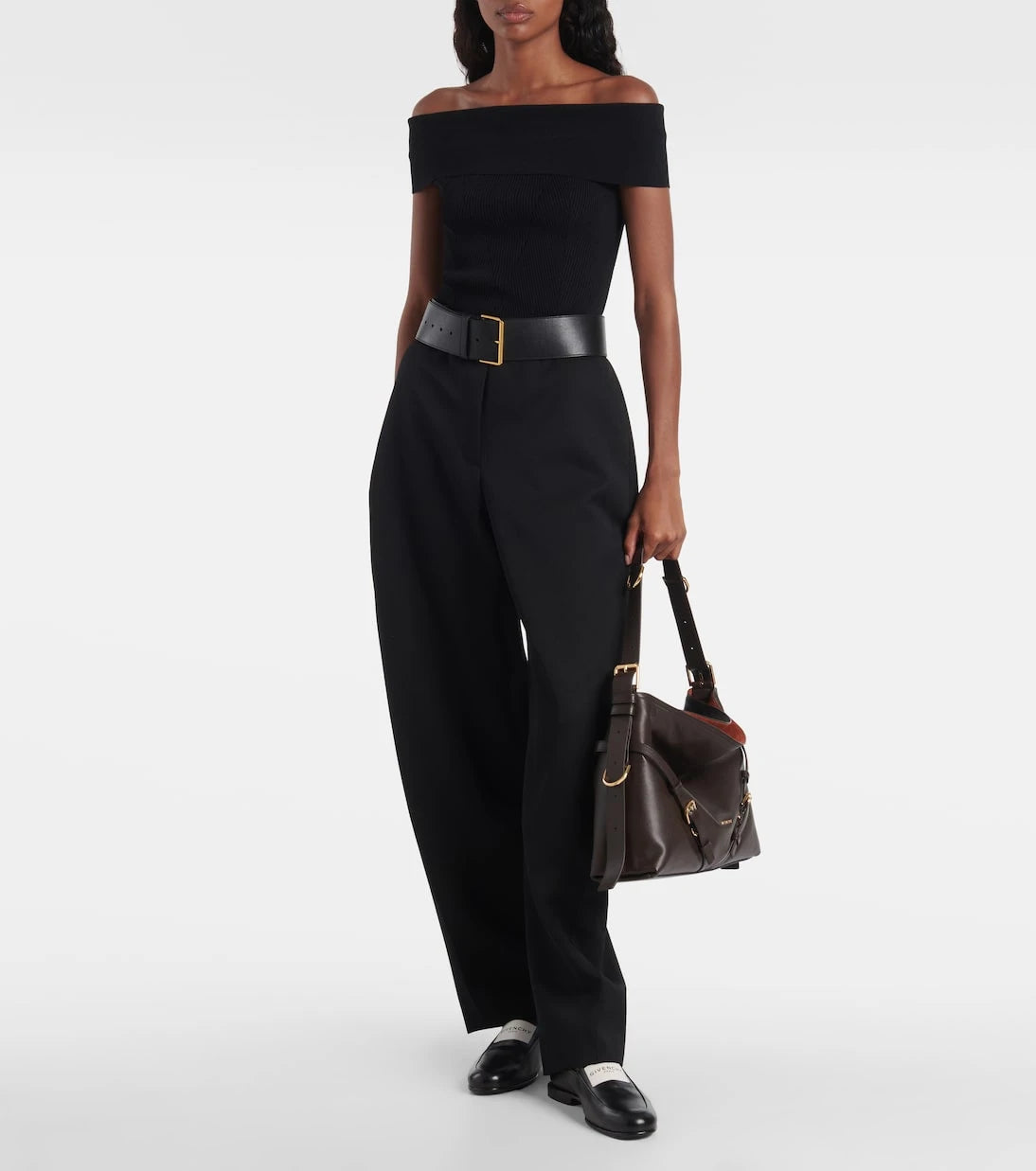 Givenchy - Voyou Medium leather shoulder bag