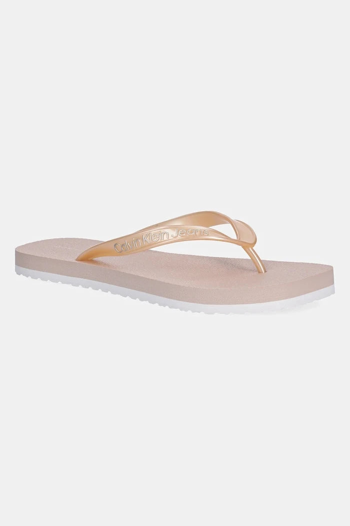 Джапанки Calvin Klein Jeans THONG+ TPU METALLIC
