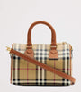 Mini Check Bowling Bag VNTG CHK/BRIAR BROWN