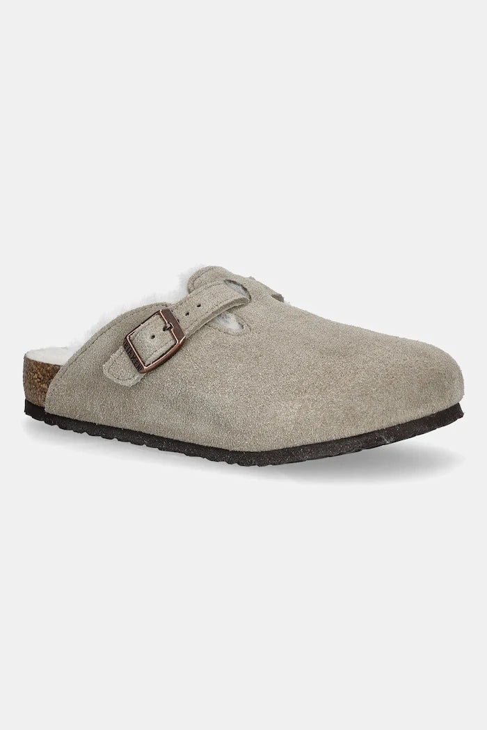 Детски велурени чехли Birkenstock Boston