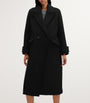 AllSaints Black Double-Breasted Mabel Coat