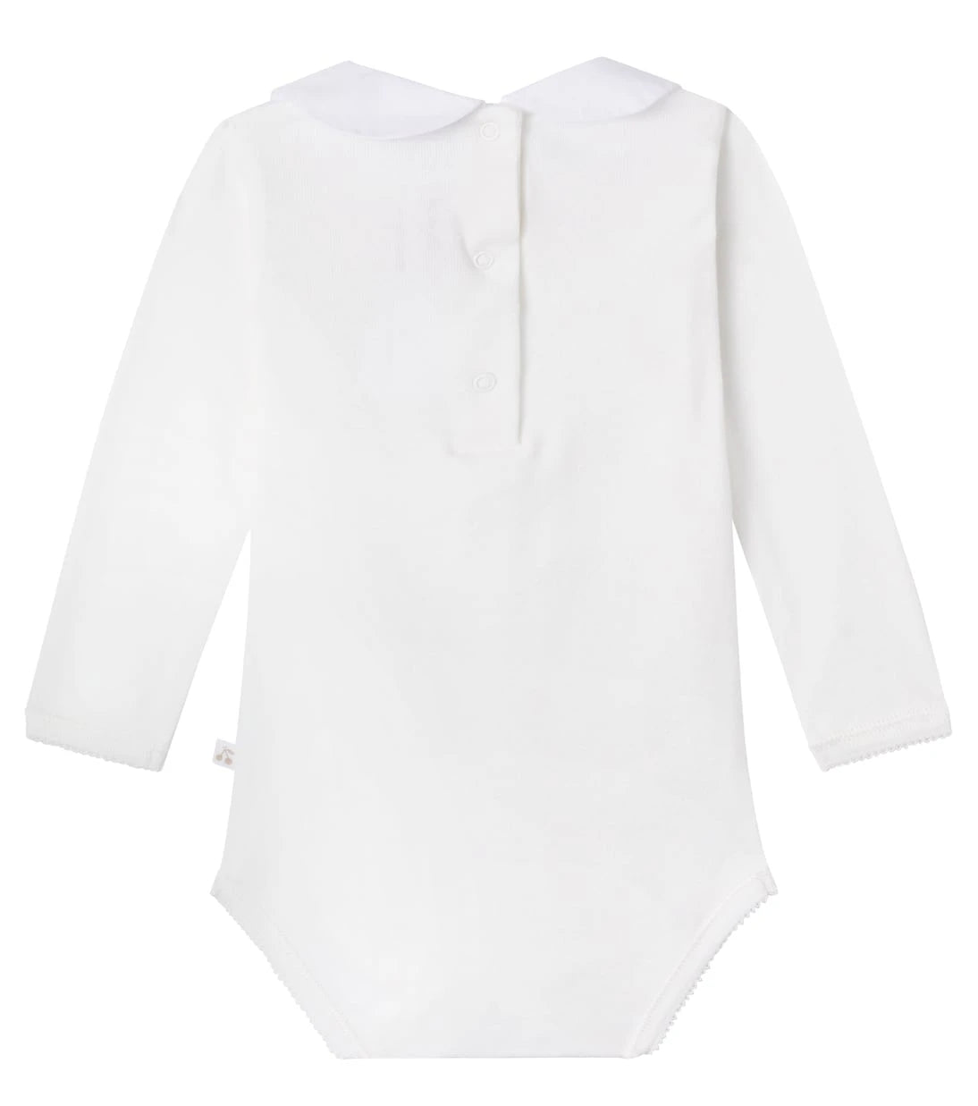 Bonpoint - Baby Cygne embroidered cotton bodysuit