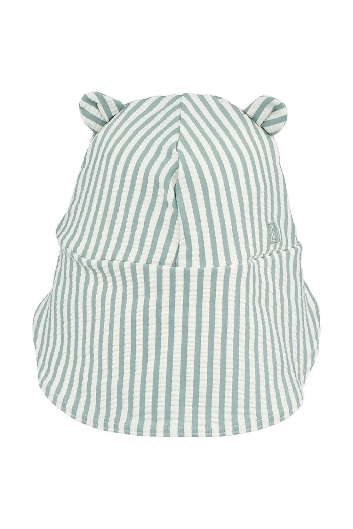 Liewood шапка с козирка за деца Senia Seersucker Sun Hat With Ears