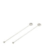 Stainless Steel OH de Christofle Cocktail Stirrers (Set of 2)
