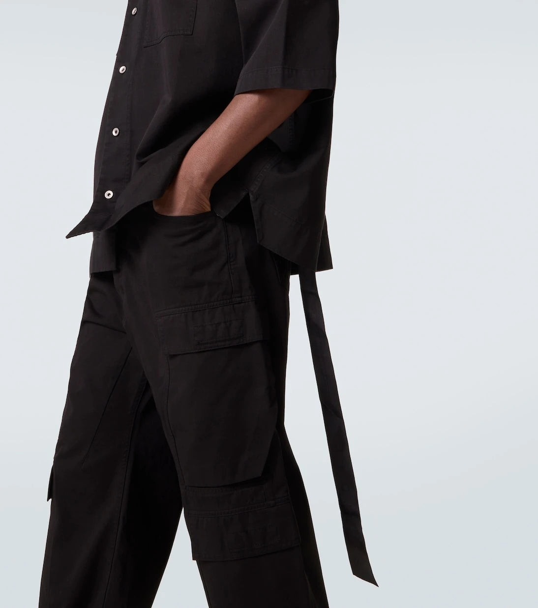 Rick Owens - Magnum Tommy oversized cotton twill shirt