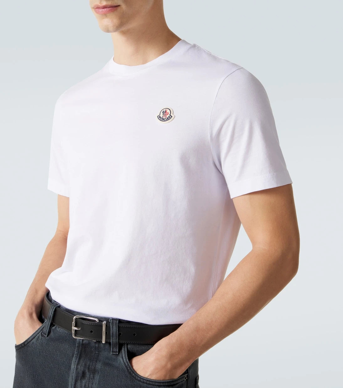 Moncler - مجموعة من 3 تيشيرتات من قطن الجيرسيه