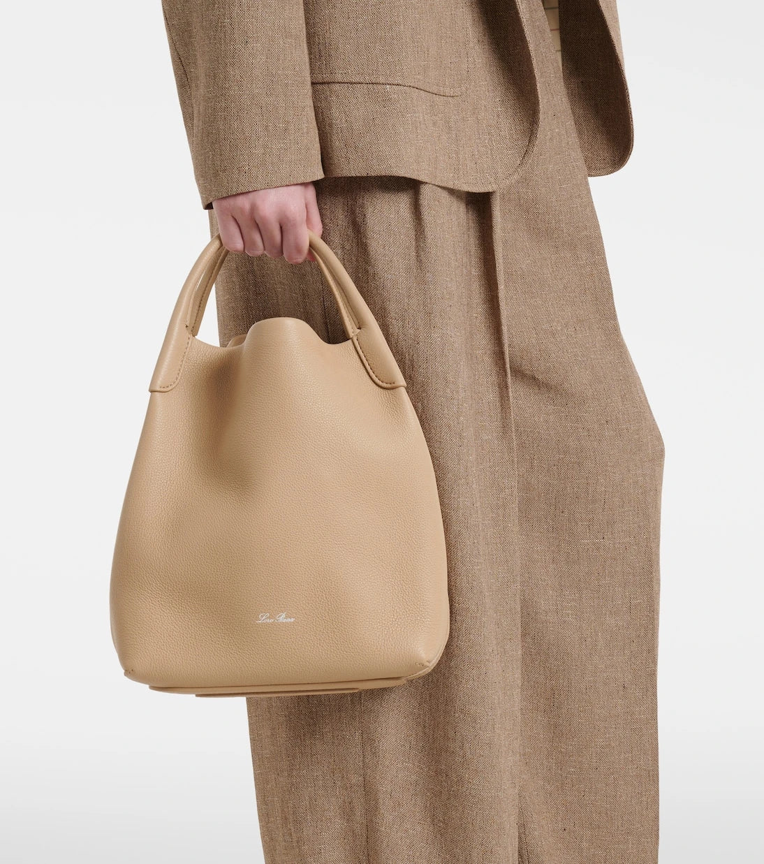 Loro Piana - Bale Large leather shoulder bag