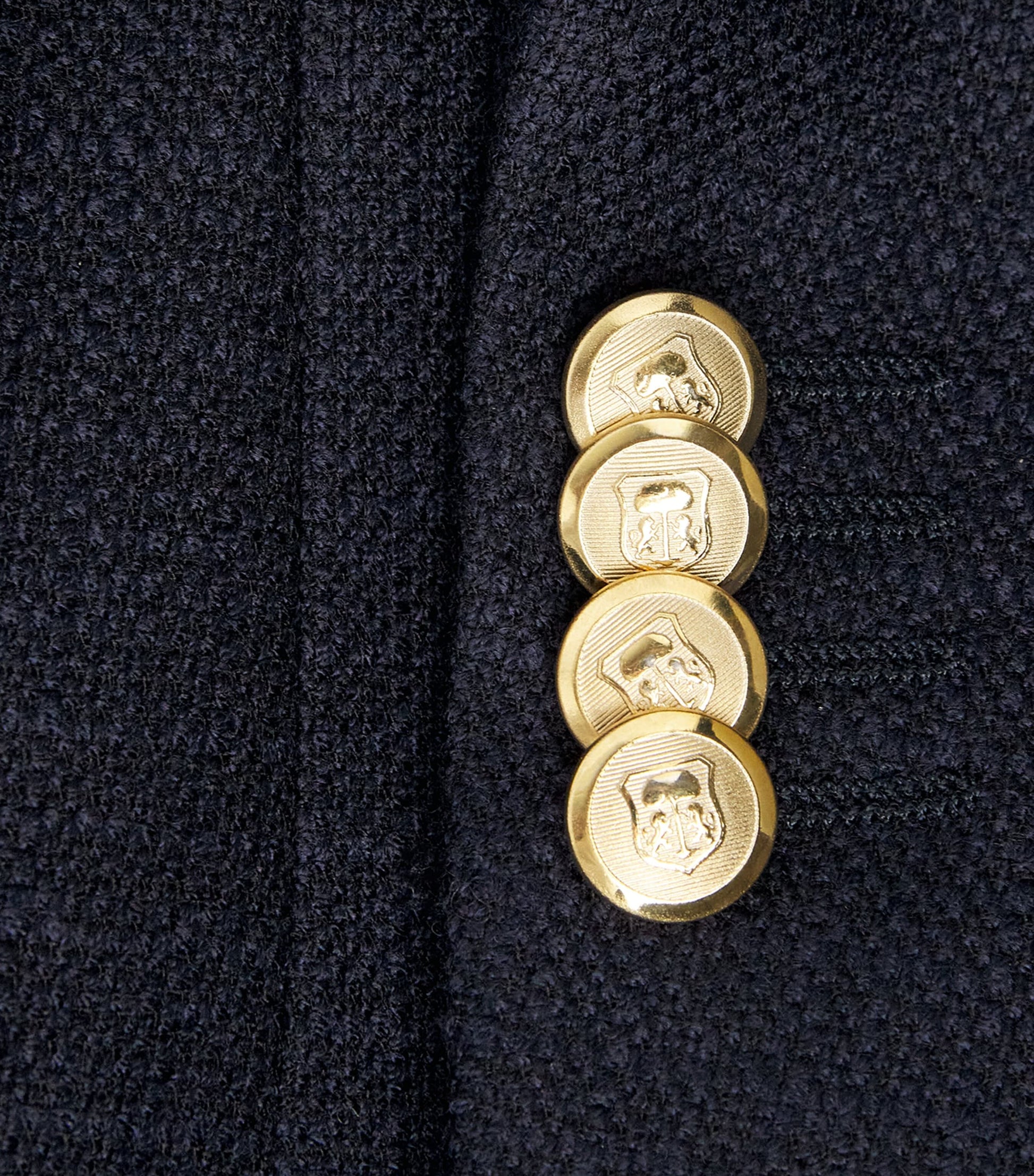 Virgin Wool Double-Breasted Blazer