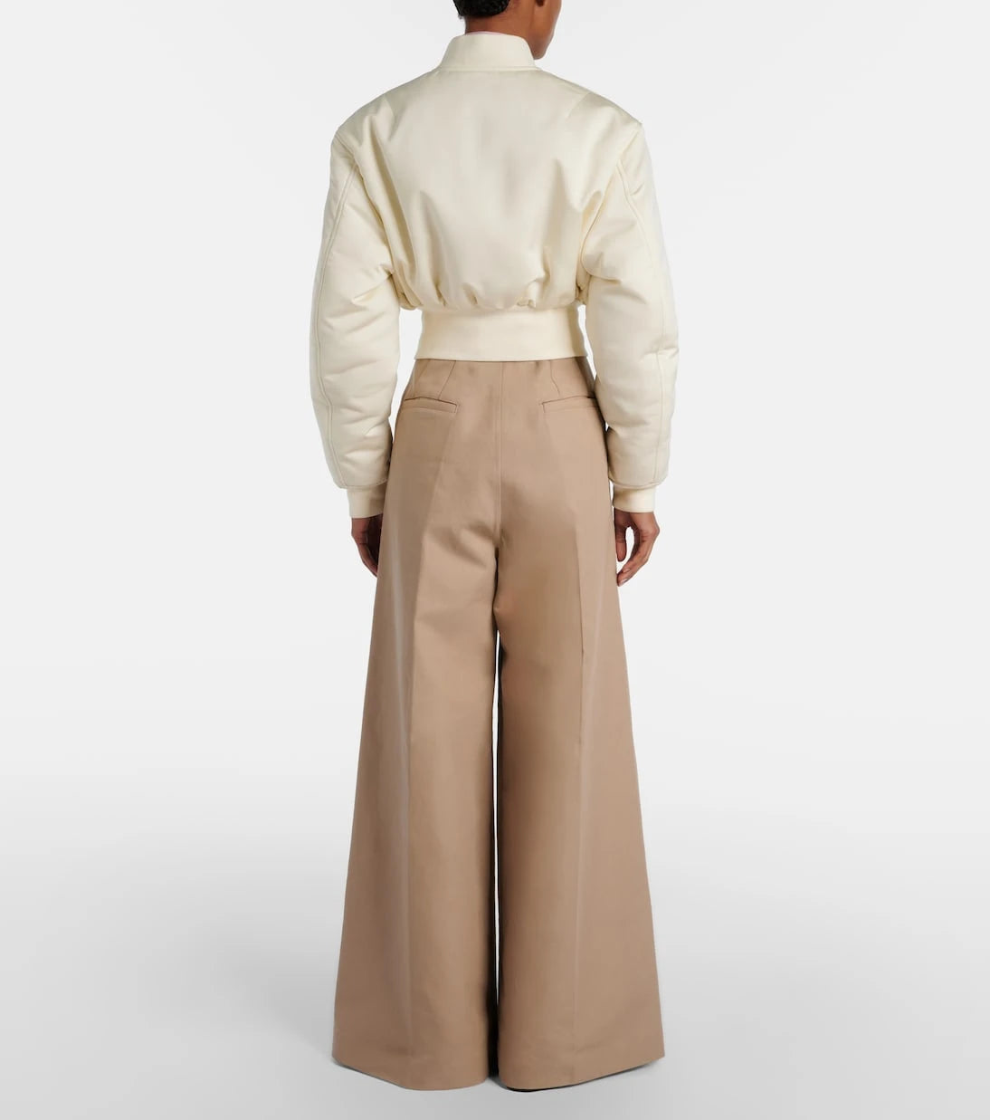 Balenciaga - Cotton gabardine wide-leg pants