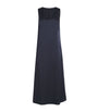 Weekend Max Mara Blue Satin Maxi Dress