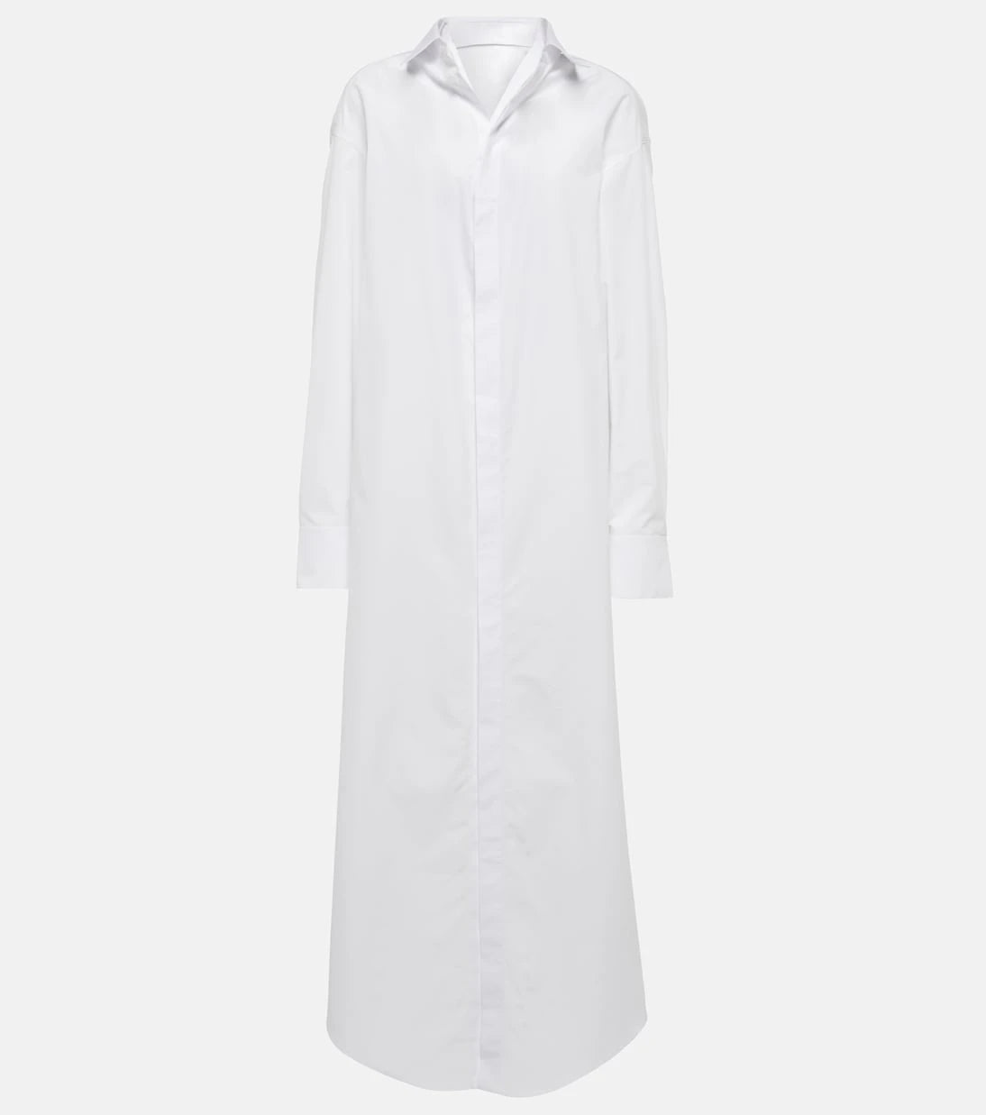 Alaïa - Cotton poplin shirt dress