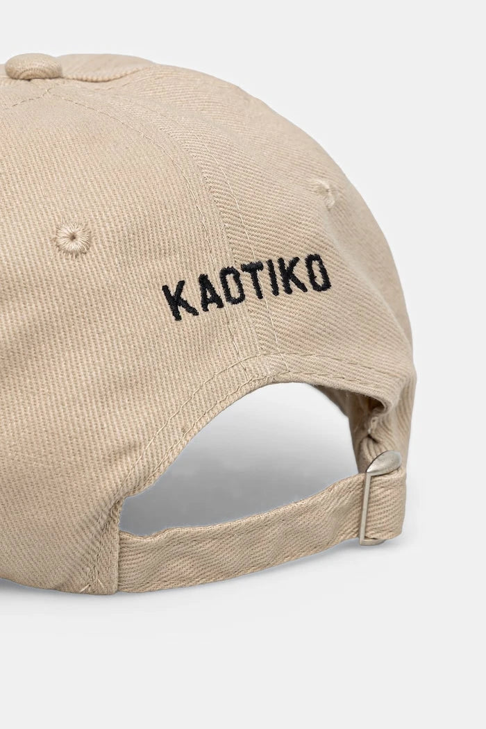 Kaotiko шапка с козирка от памук