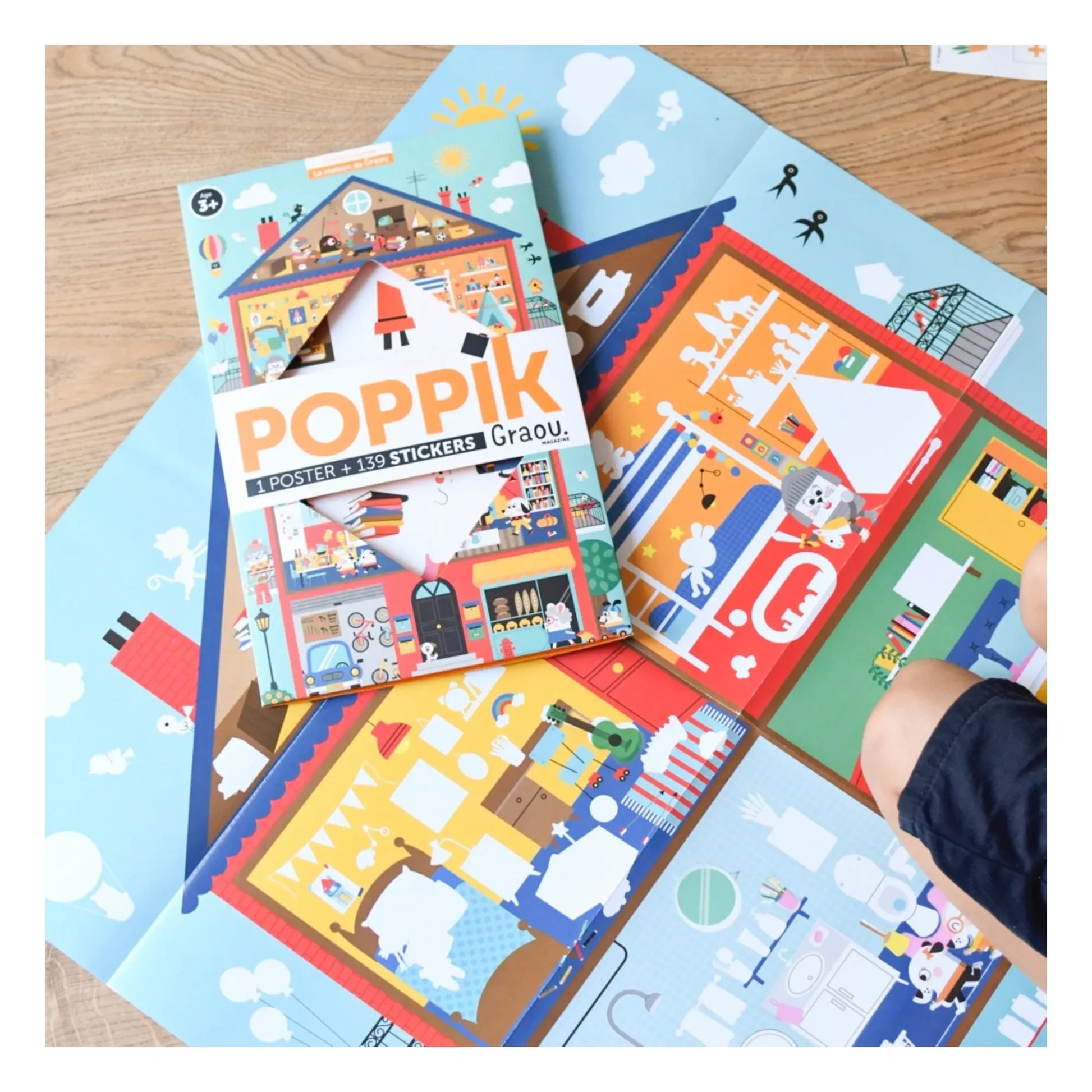 Poppik - Graou Sticker Poster