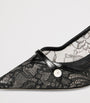 Jimmy Choo Multi Amita 45 Lace-Leather Slingback Pumps
