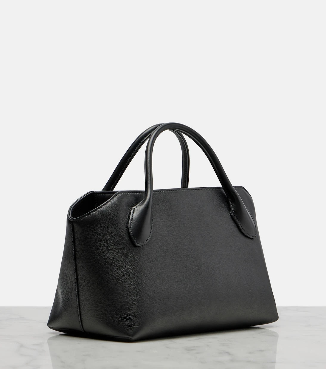 The Row - Terrasse Medium leather top-handle bag