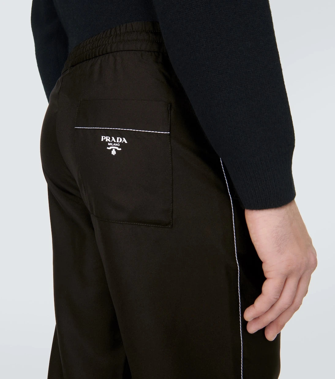 Prada - Silk straight pants