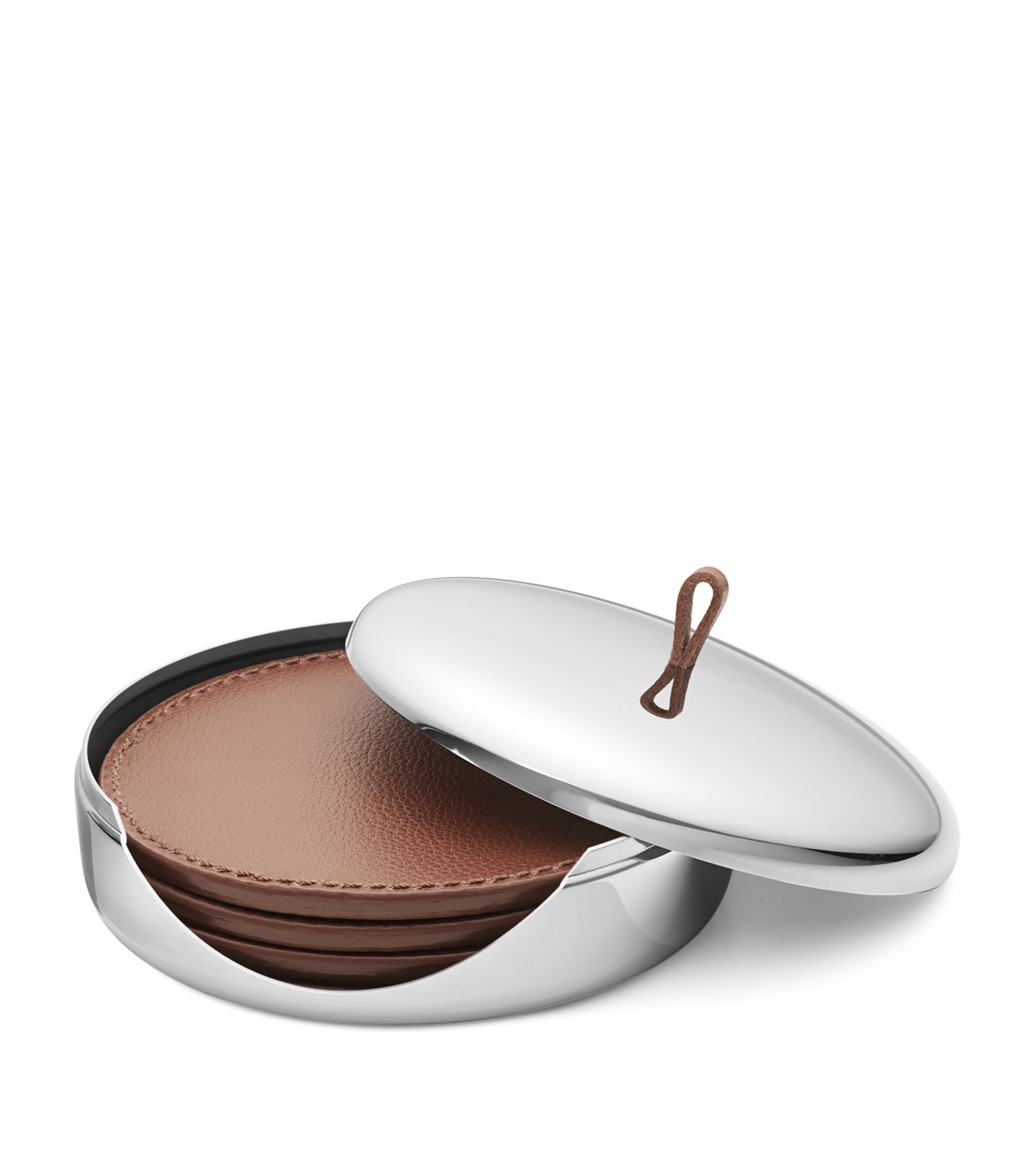 Sky Leather Coasters (Set of 4)