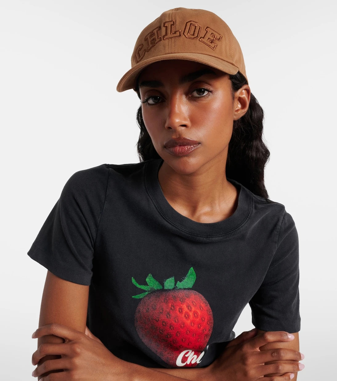 Chloé - Chloé Signature canvas baseball cap