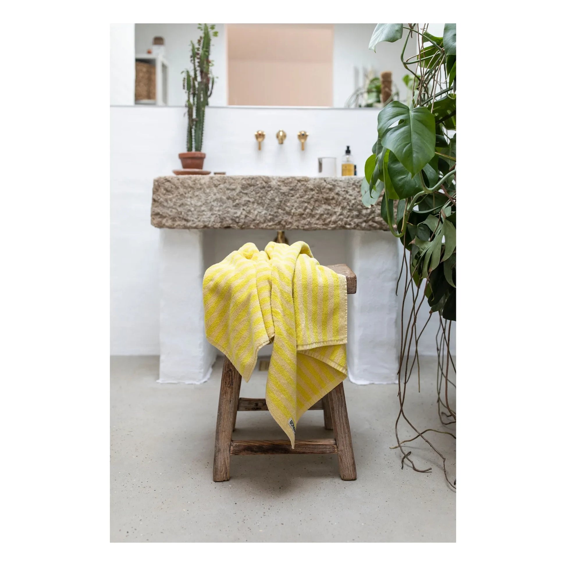 Bongusta - Naram bath towel | Yellow