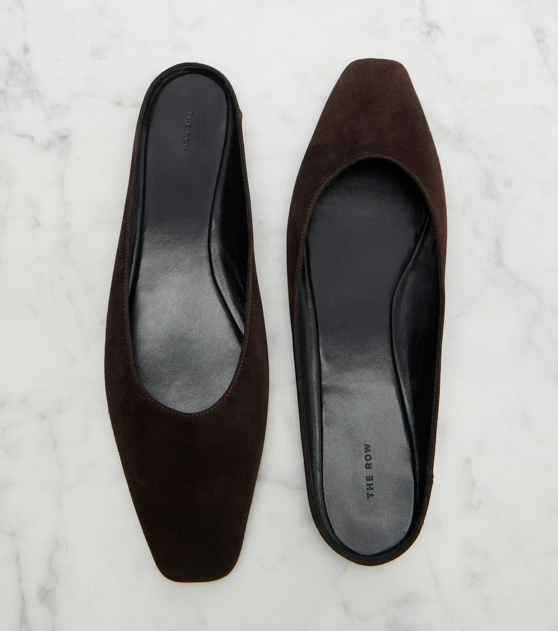 The Row - June suede mules