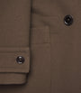 Lemaire Brown Wool Overcoat
