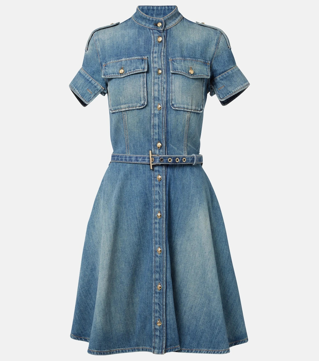 McQueen - Denim shirt dress