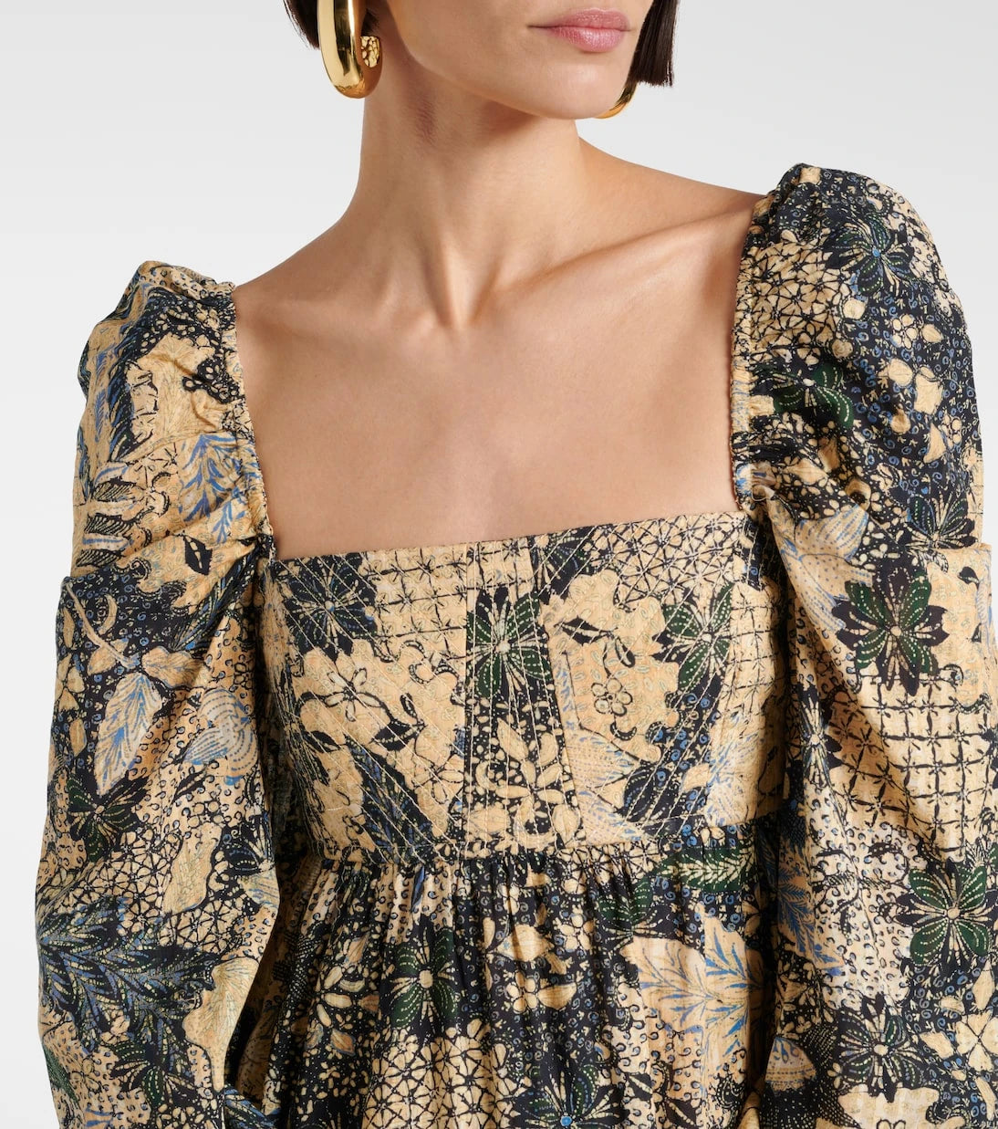 Ulla Johnson - Natilda gathered cotton-blend maxi dress