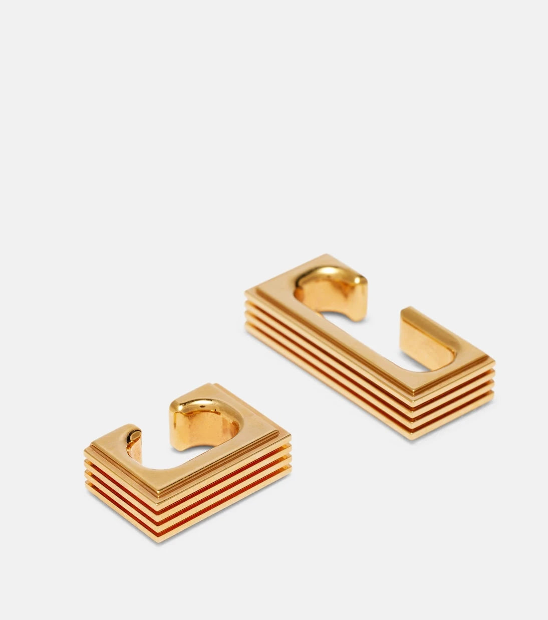 Khaite - Empire 18kt gold-plated ear cuffs