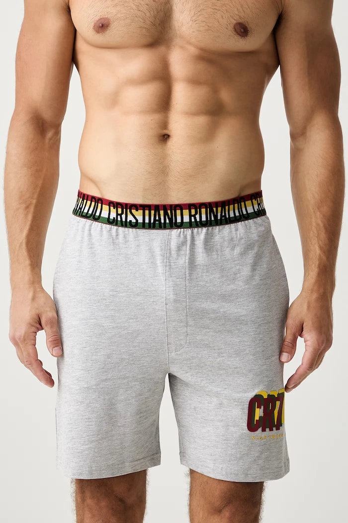 CR7 Cristiano Ronaldo x WORLD CUP 26 erkek iki parçalı pamuklu pijama