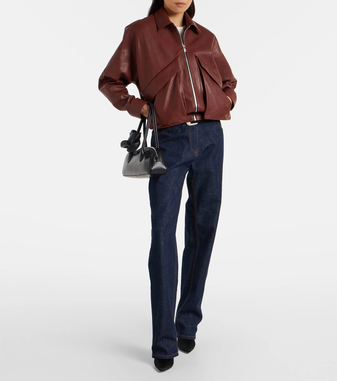 Magda Butrym - Leather bomber jacket