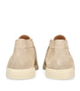 Santoni Beige Suede Andvari Ankle Boots